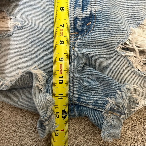 Abercrombie & Fitch Annie High Rise Short Women’s Jean Shorts Size 26/2 - Picture 10 of 11